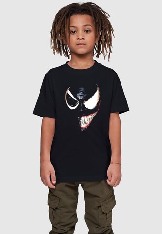 T-Shirt 'Marvel - Venom Split Face' ABSOLUTE CULT en noir : devant