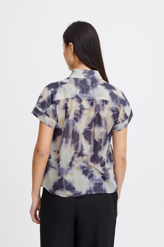 ICHI Blouse 'EMMERETTA' in Beige