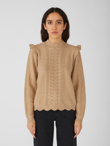 OBJECT Sweater 'Portia' in Brown: front