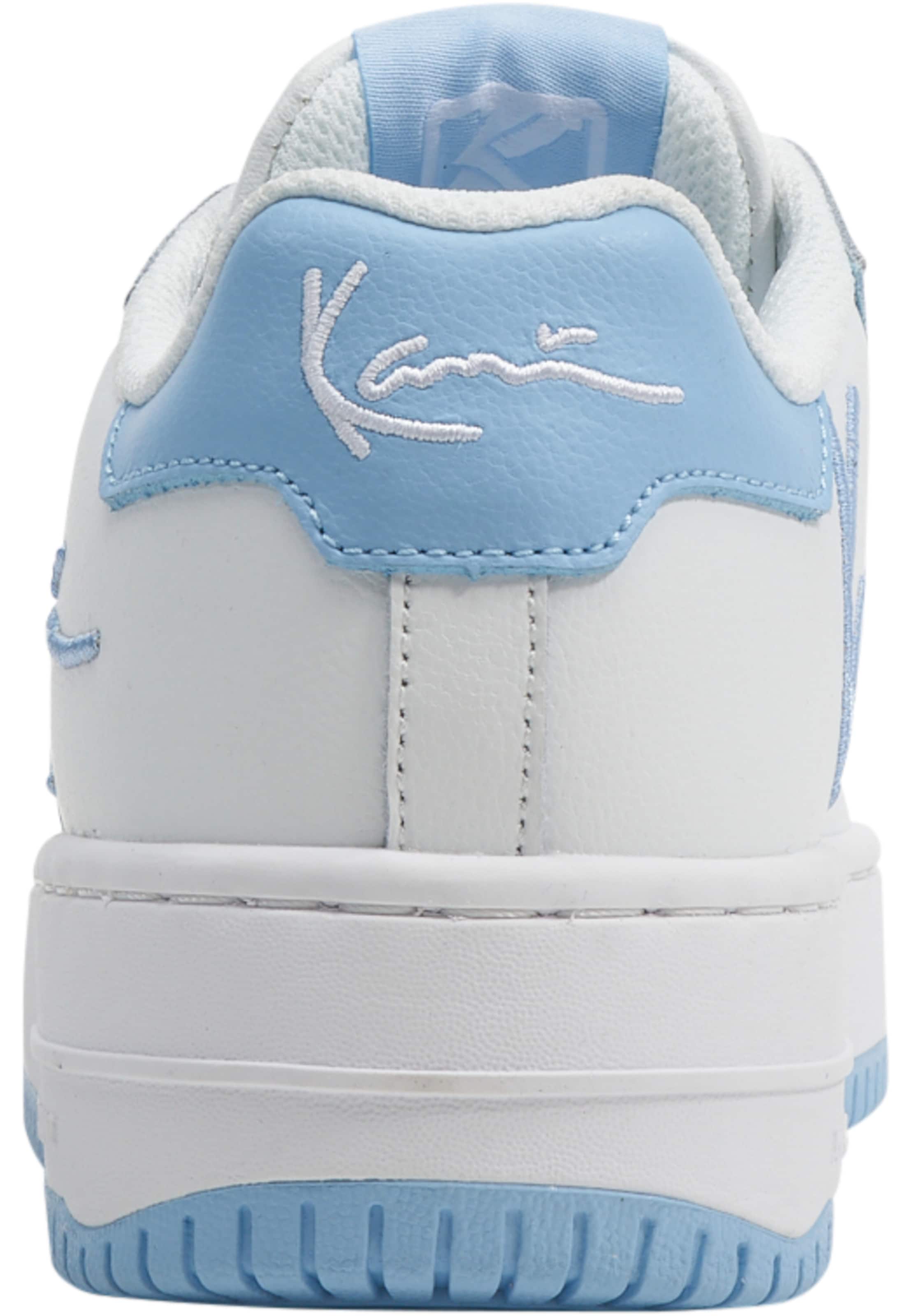 Karl Kani Platform trainers in White