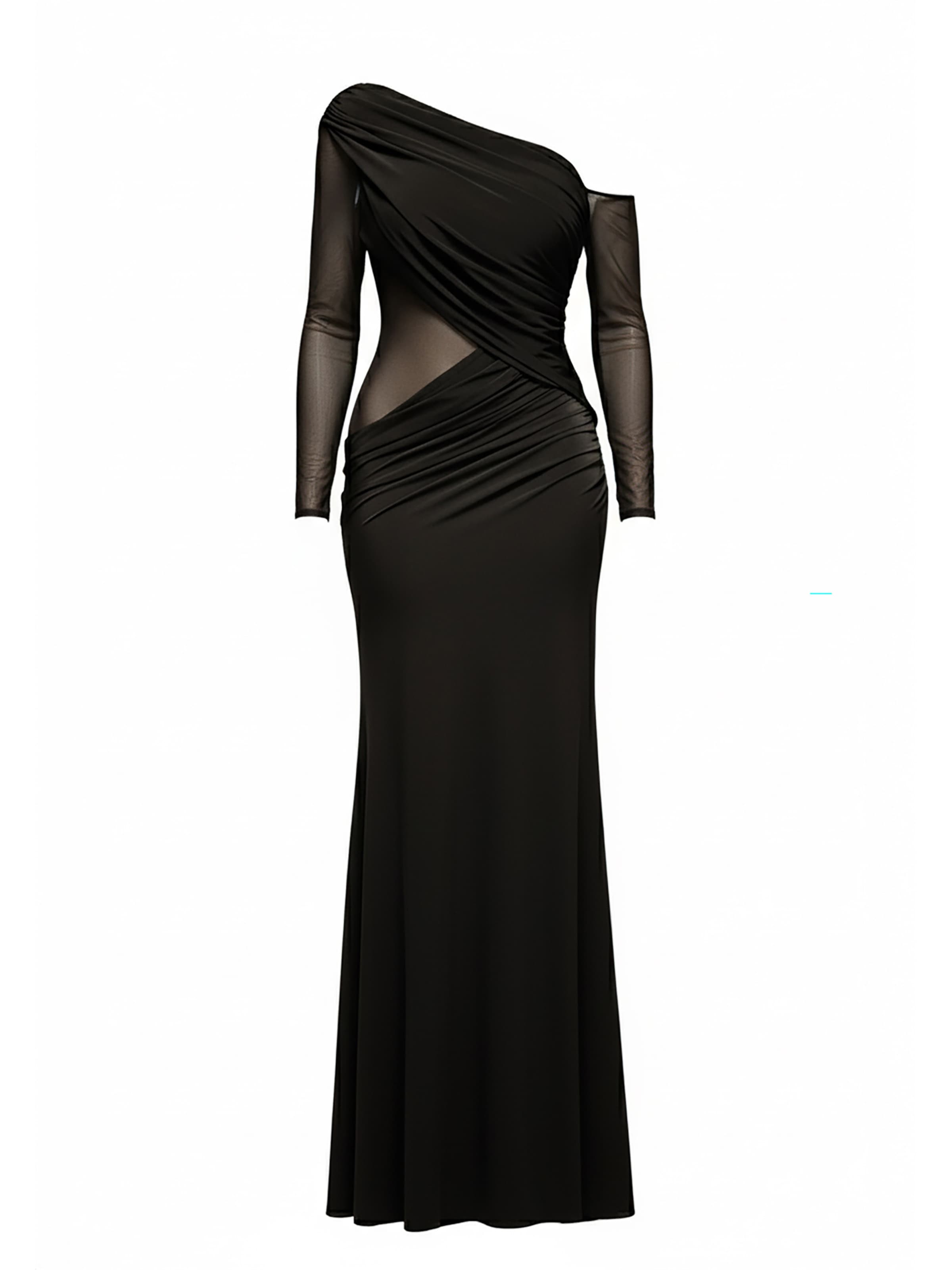 GODDIVA Avondjurk in Zwart: voorkant