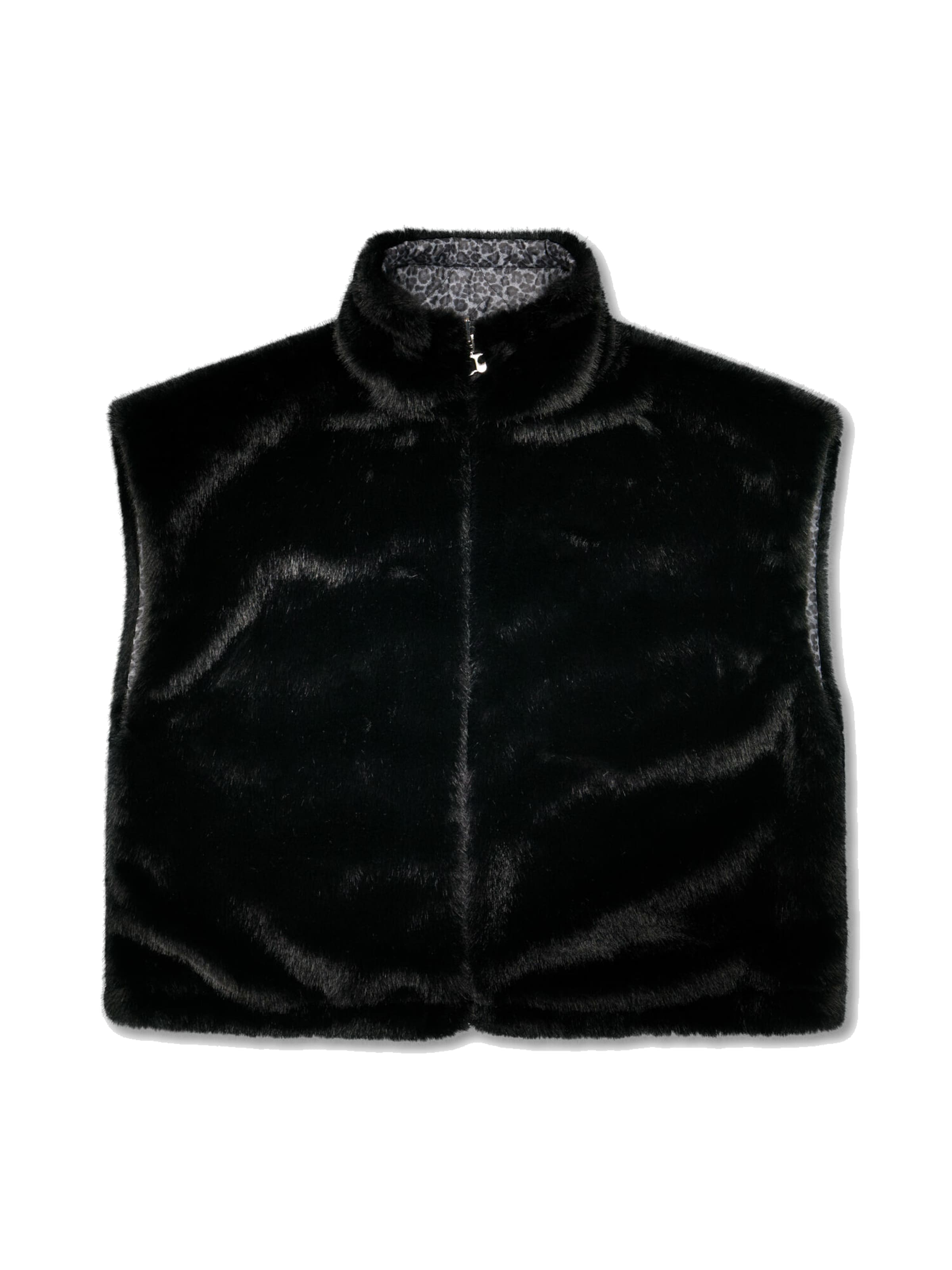 Gilet 'FAUVE' Le Temps Des Cerises en noir : devant
