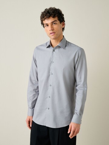 Coupe regular Chemise Next en bleu : devant
