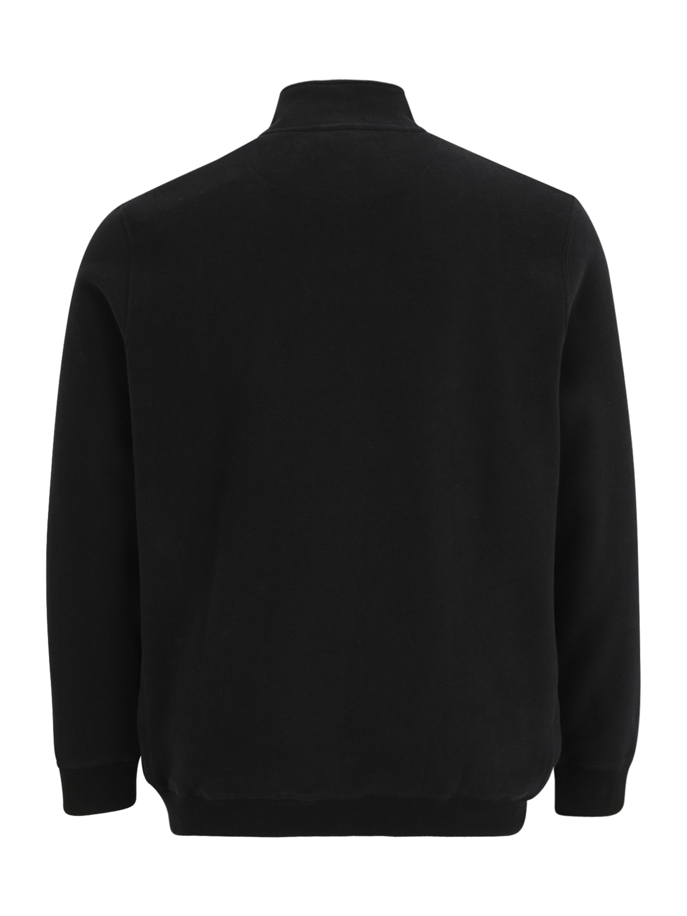 Jack & Jones Plus Sweatshirt 'JORBLEECKER' in Black