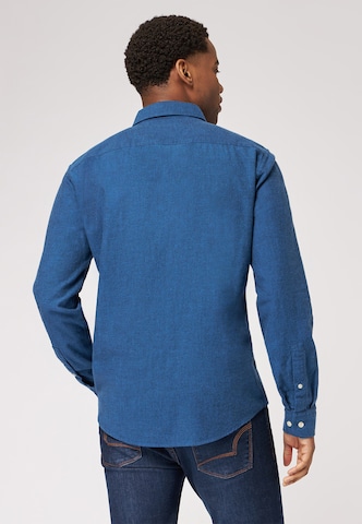 ROY ROBSON Regular Fit Langarmhemd in Blau