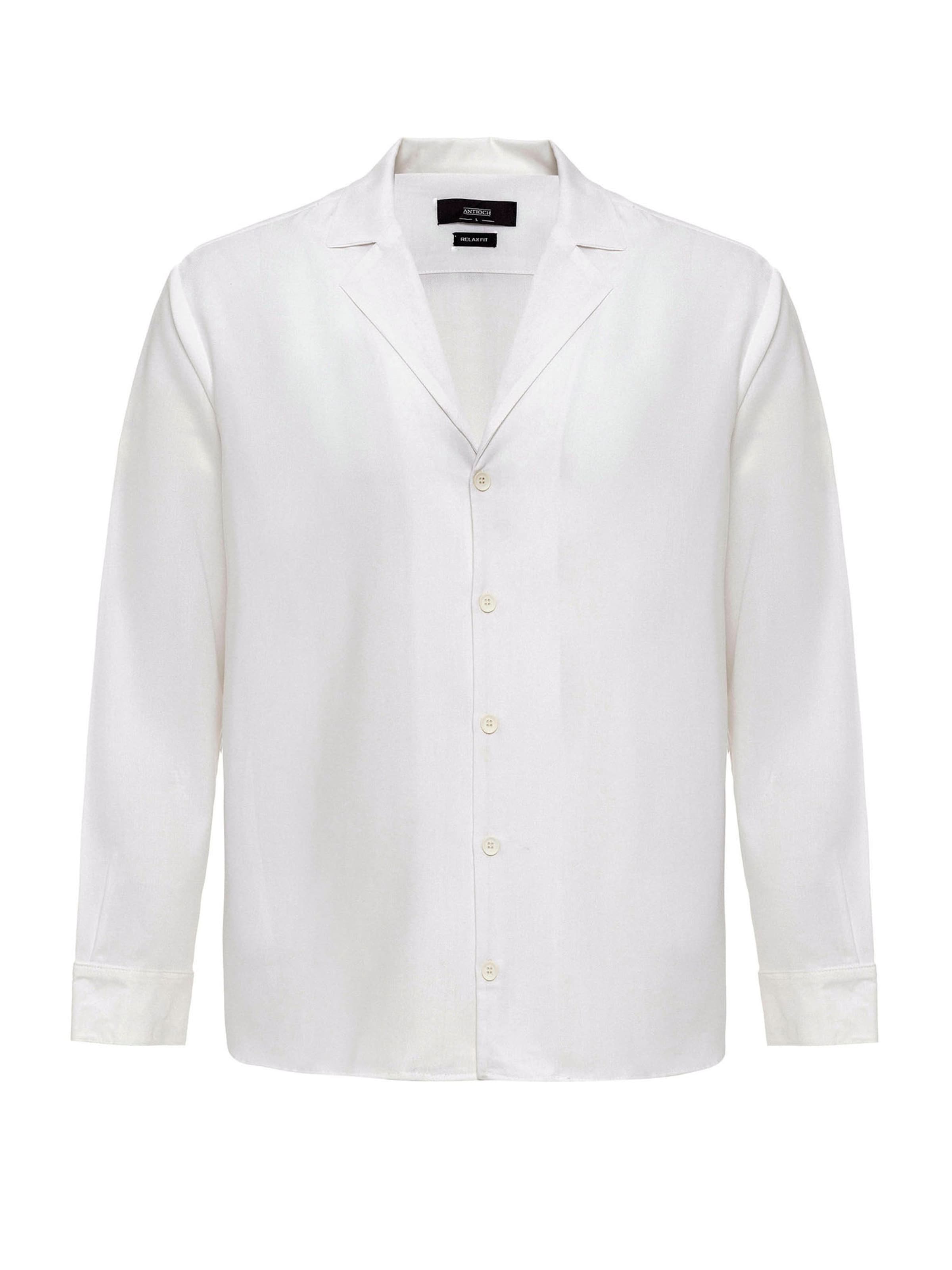 Antioch Rovný strih Košeľa - Biela: predná strana
