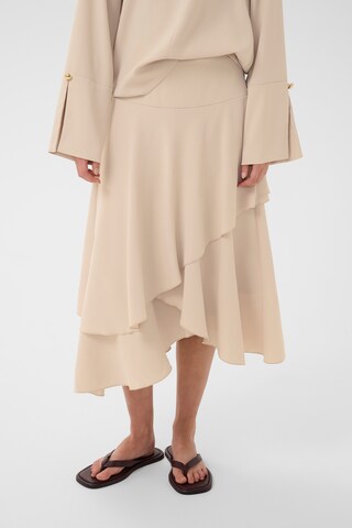 Jupe 'CeliahIW' InWear en beige : devant