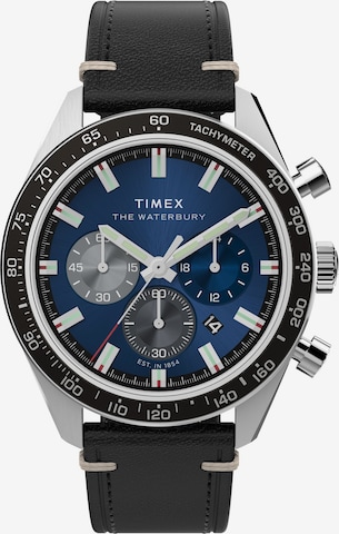 TIMEX Analoguhr 'Waterbury Traditional' in Schwarz: Vorderseite