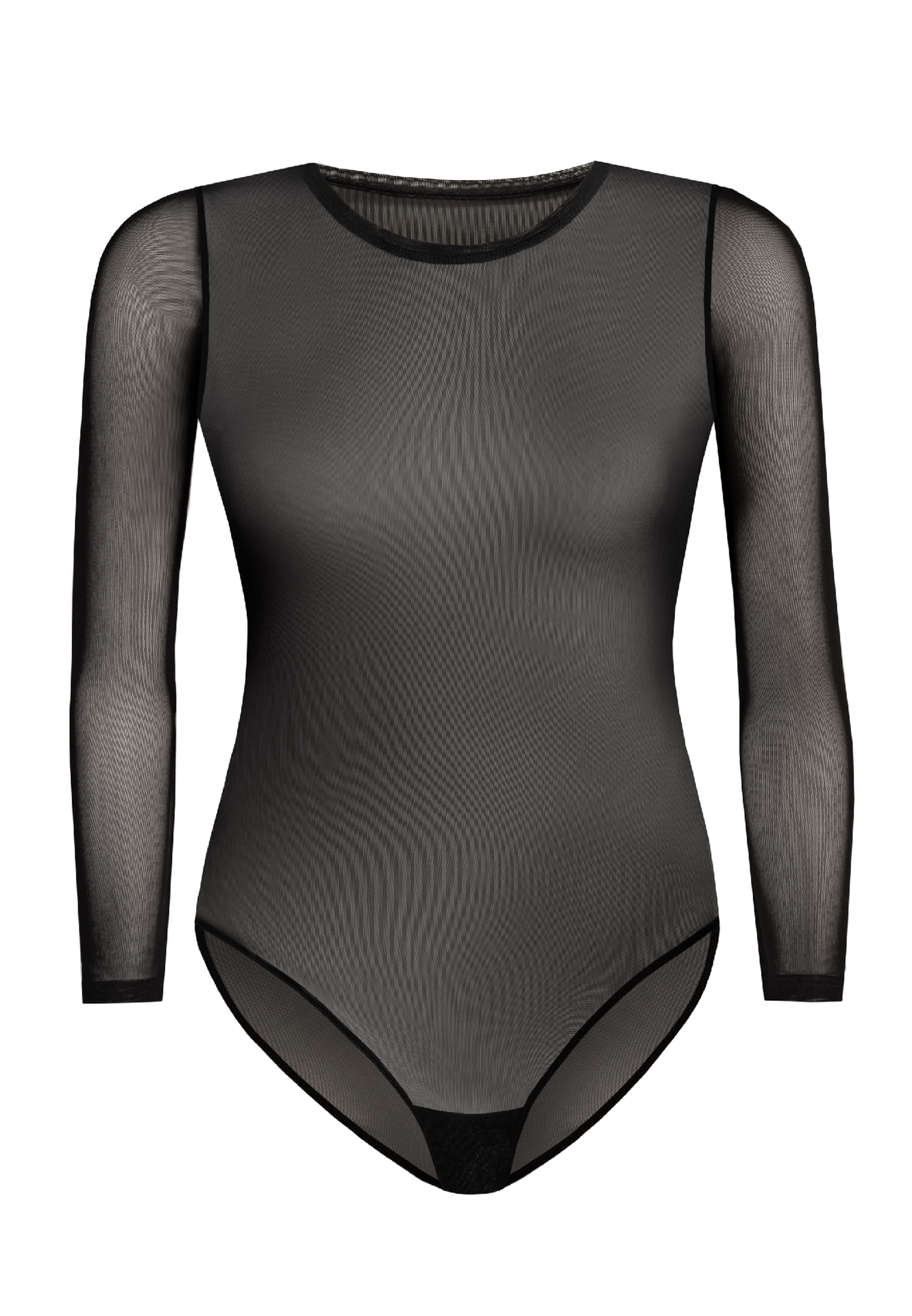 TEYLI Боди-футболка 'Ero' в Черный: спереди