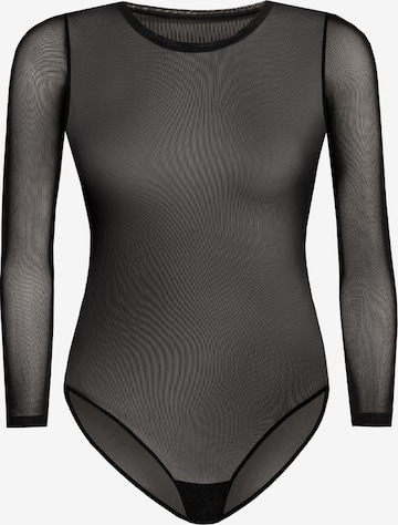 TEYLI - Camisa body 'Ero' em preto: frente