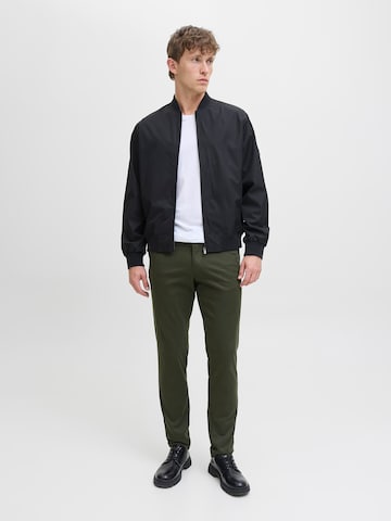 JACK & JONES Slimfit Παντελόνι τσίνο 'JJIMARCO JJBOWIE' σε πράσινο
