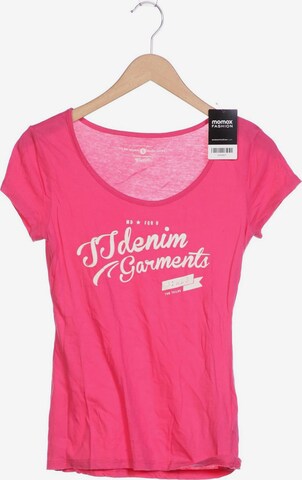 TOM TAILOR DENIM T-Shirt S in Pink: predná strana