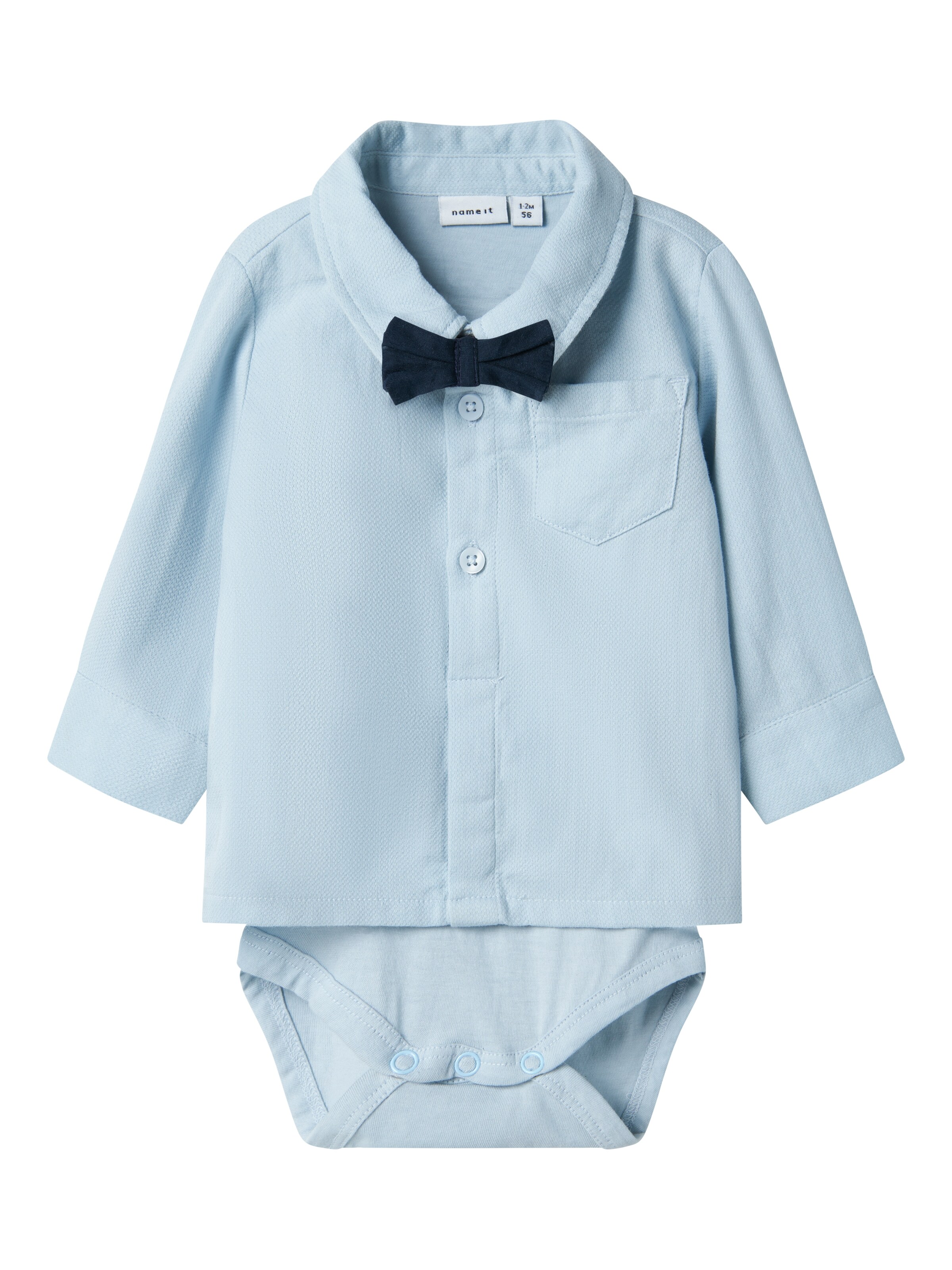 Barboteuse / body 'NBMDemolle' NAME IT en bleu : devant