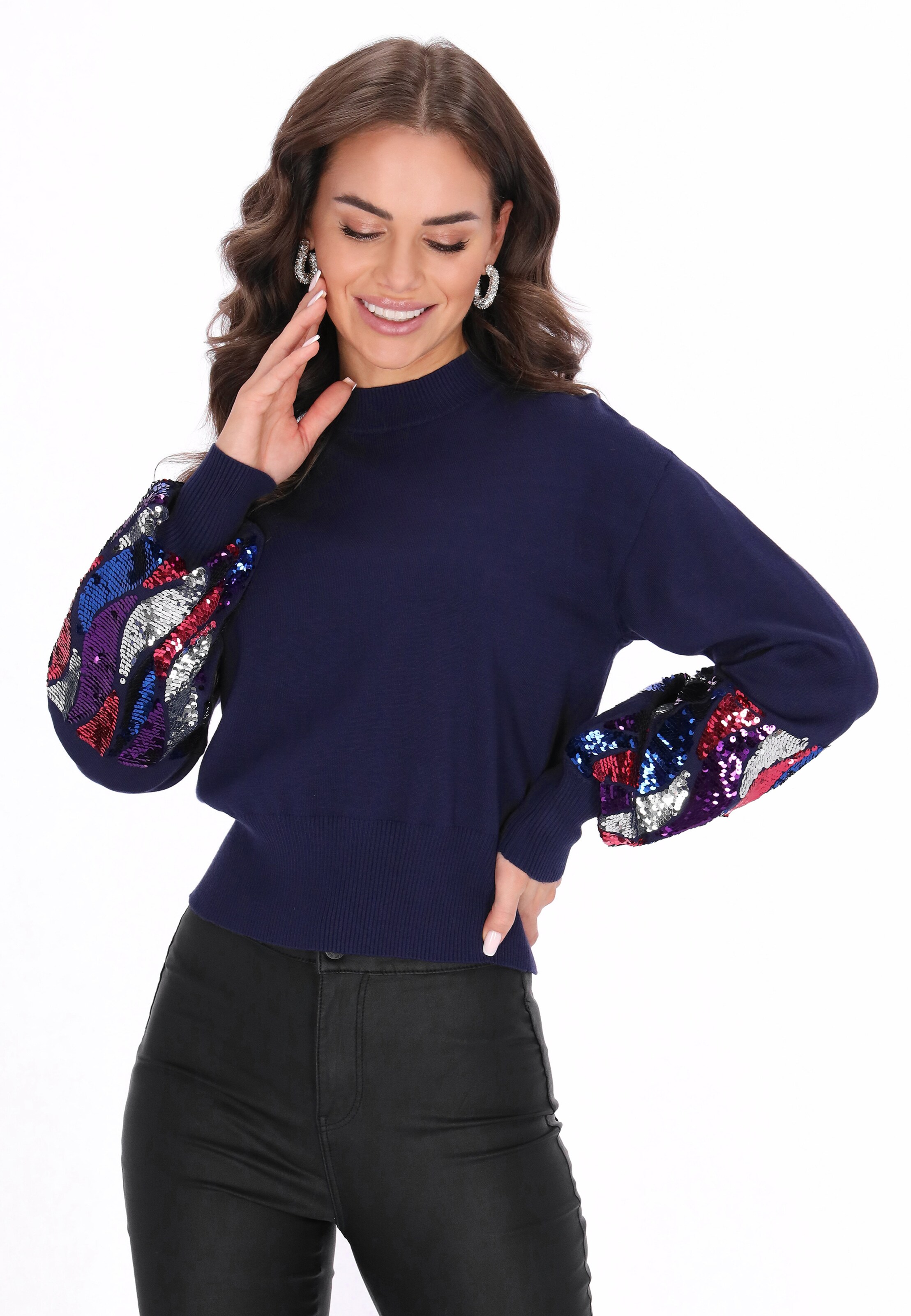 faina - Jersey en azul: frente