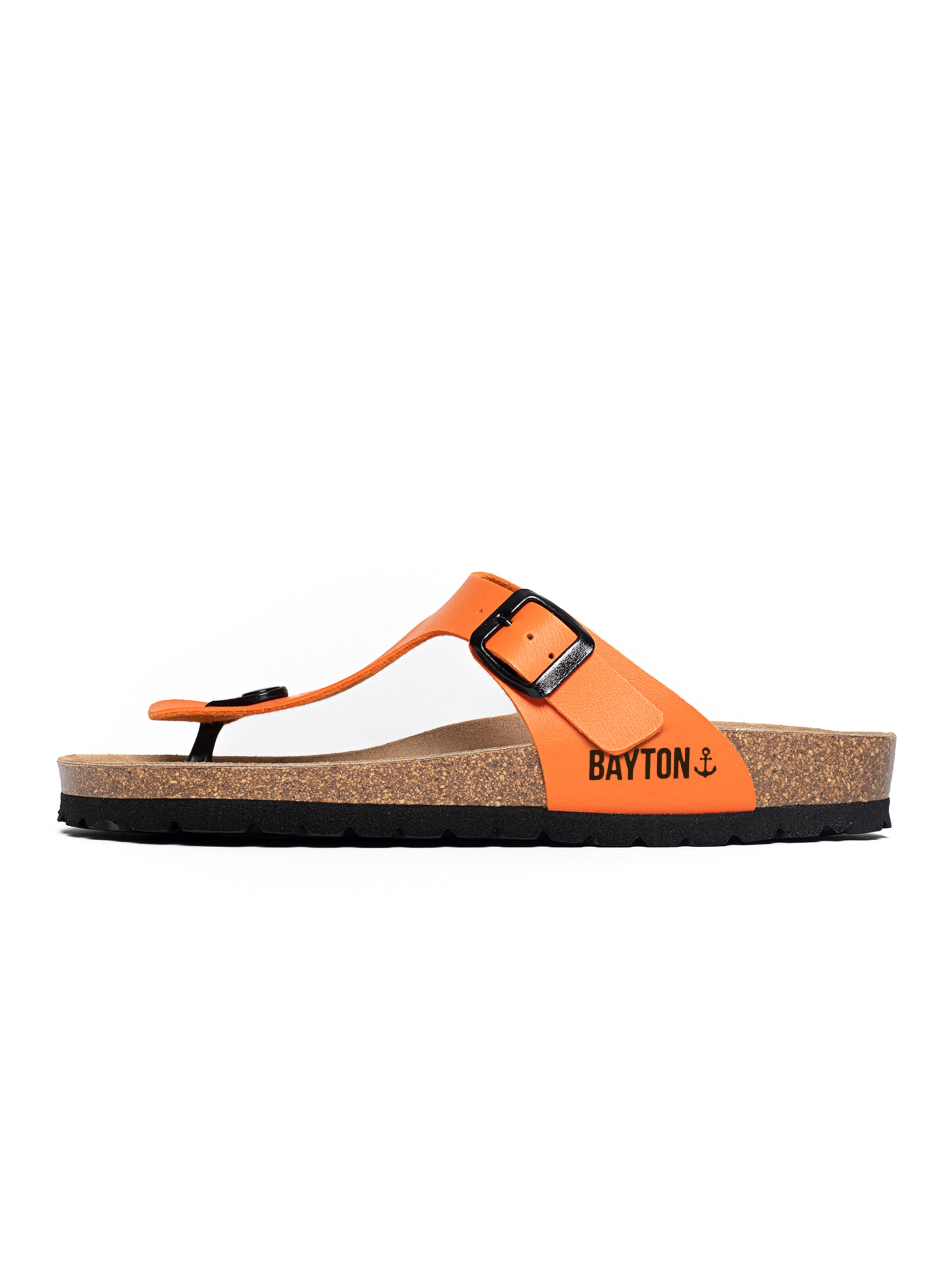 Bayton T-bar sandals 'Mercure' in Orange: front