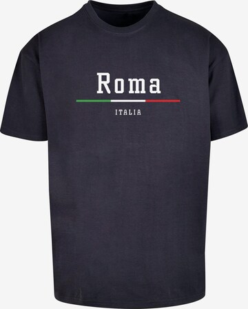 Merchcode T-Shirt 'Roma X' in Blau: predná strana