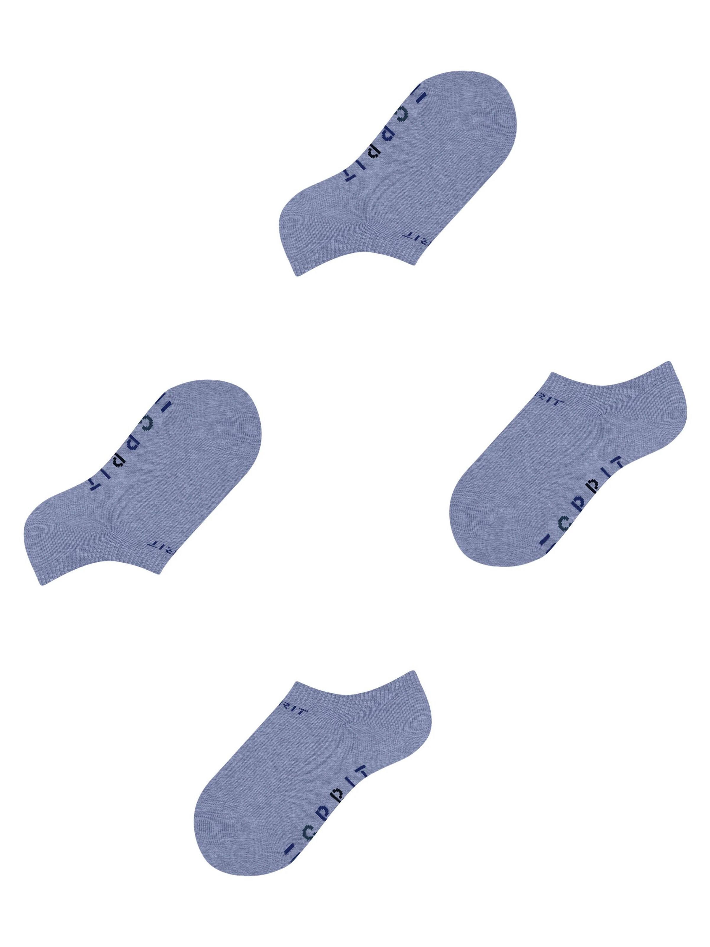 ESPRIT Socks 'Foot Logo 2-Pack' in Blue