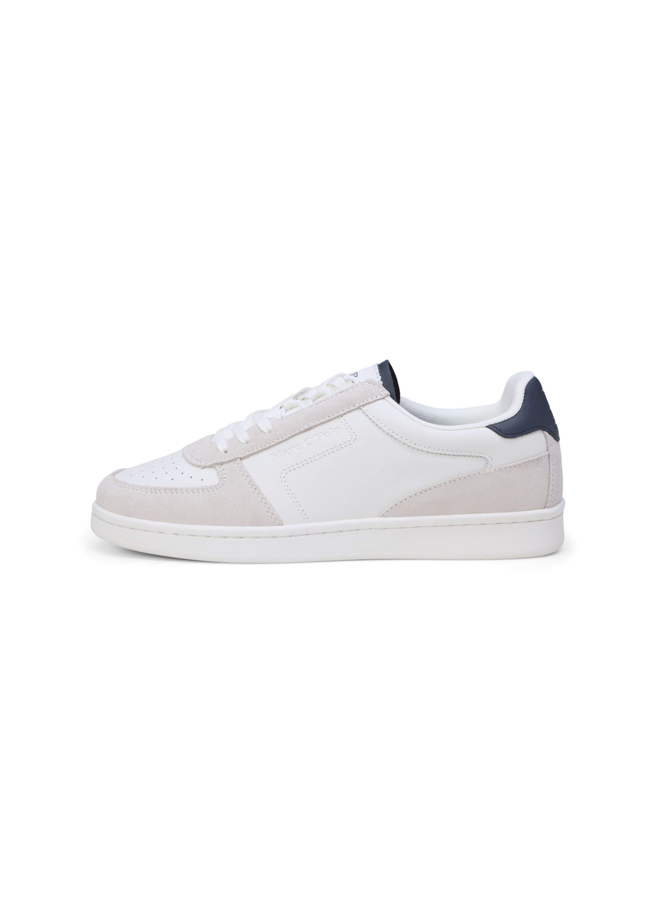 Marc O'Polo Sneakers laag 'Vincenzo' in Wit: voorkant