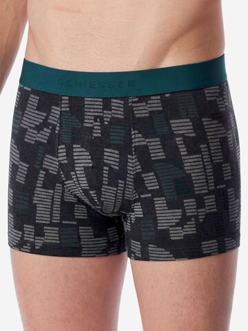 SCHIESSER Boxershorts ' 95/5 Multi ' in Grijs: voorkant