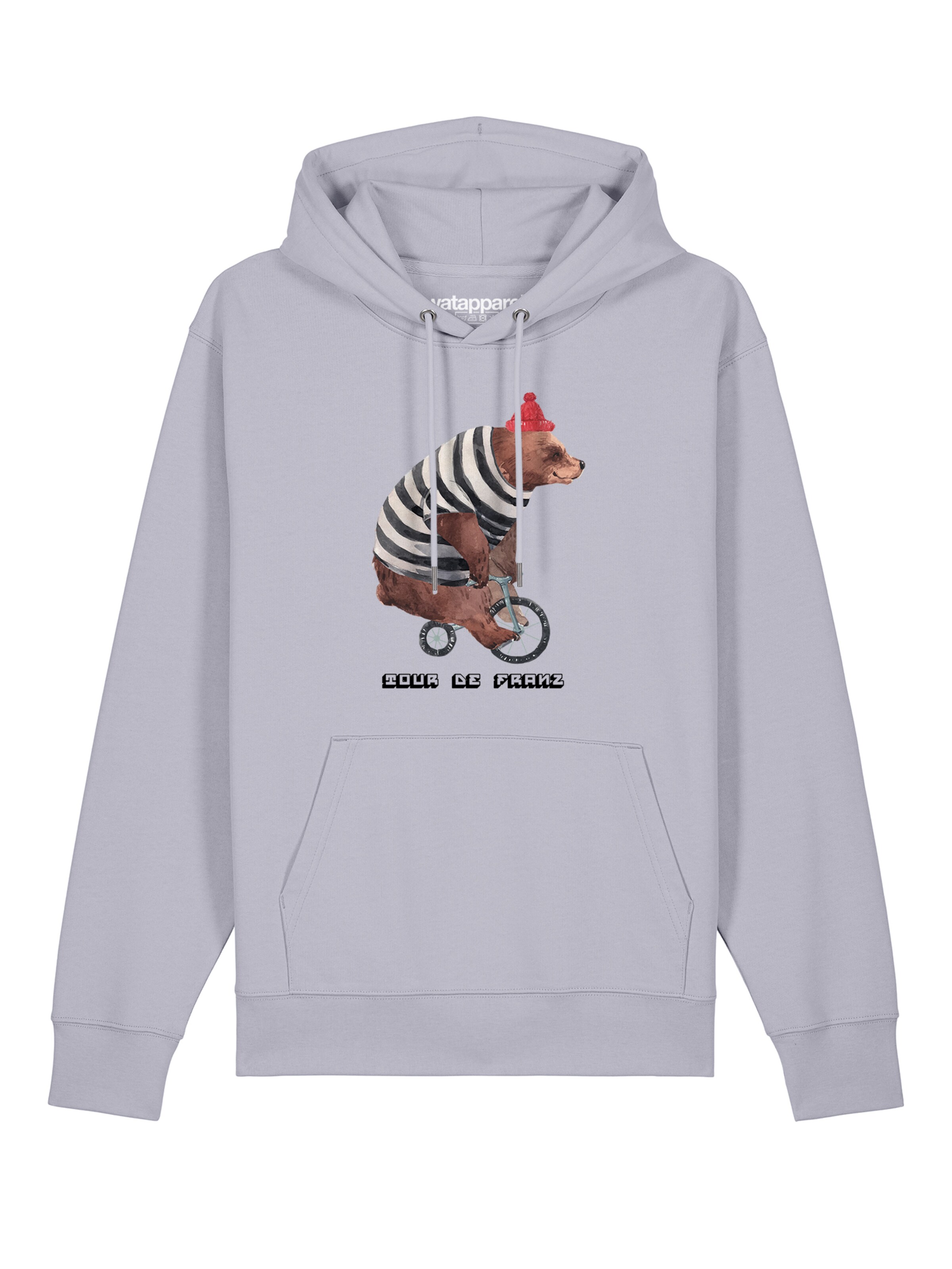 Sweat-shirt ' Tour de Franz ' Watapparel en violet : devant