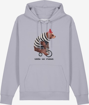 Watapparel Sweatshirt ' Tour de Franz ' in Lila: Vorderseite