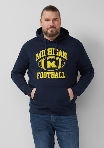 Sweat-shirt s.Oliver en bleu : devant