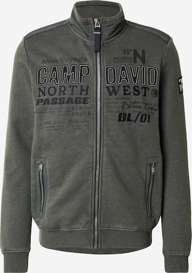 CAMP DAVID Gornji dio trenirke u tamo siva / crna / bijela, Pregled proizvoda