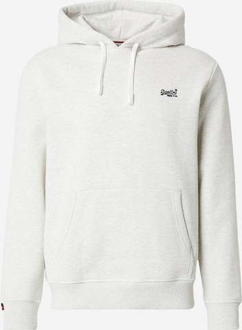 Bluză de molton 'ESSENTIAL' de la Superdry & Co pe gri: față