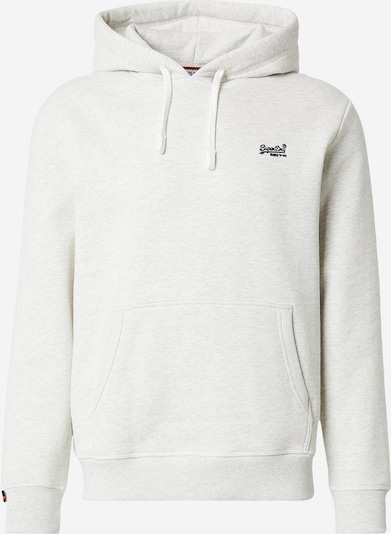 Superdry & Co Sweater majica 'ESSENTIAL' u svijetlosiva / crna, Pregled proizvoda