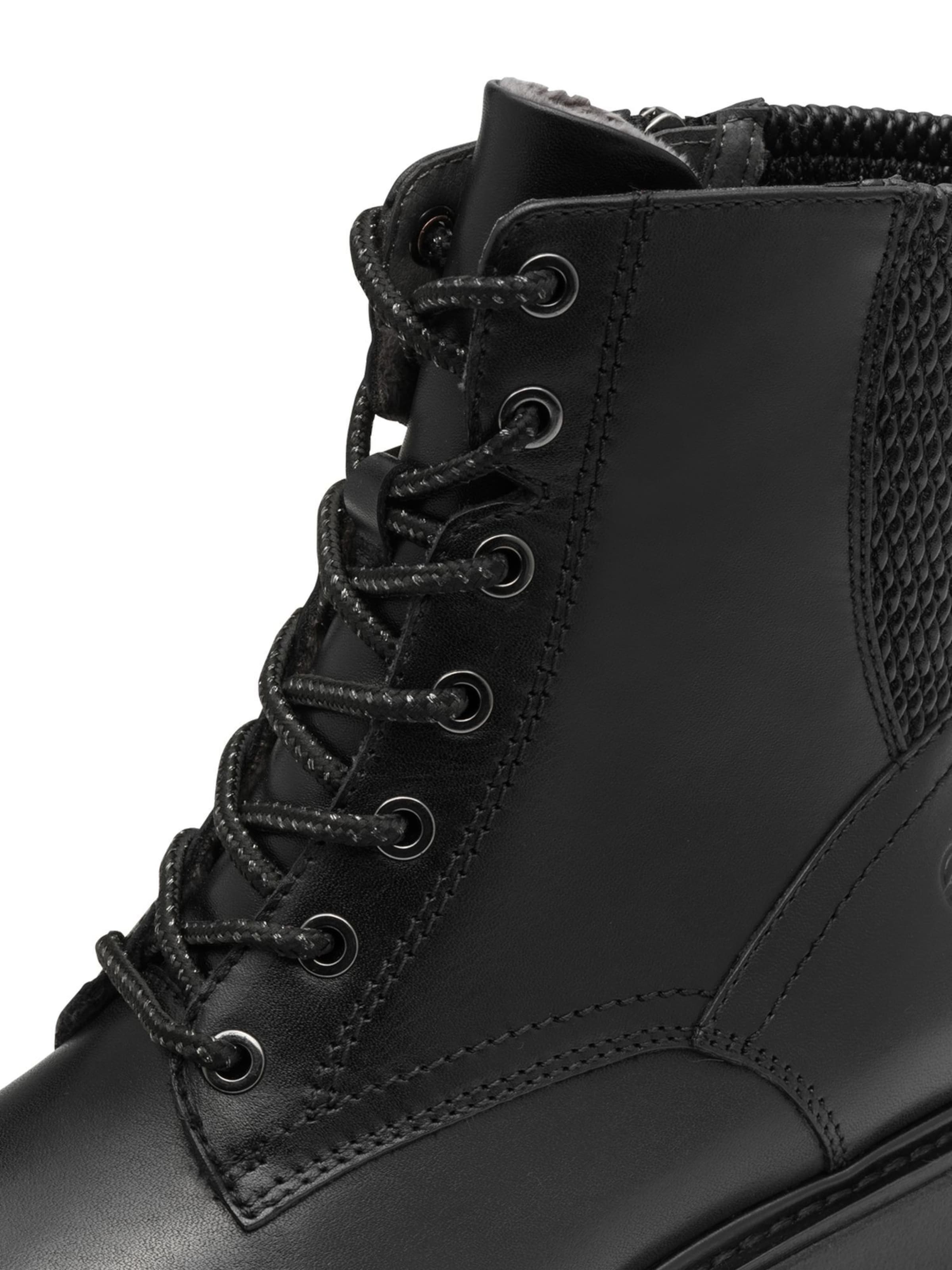 Tamaris Lace-up bootie in Black