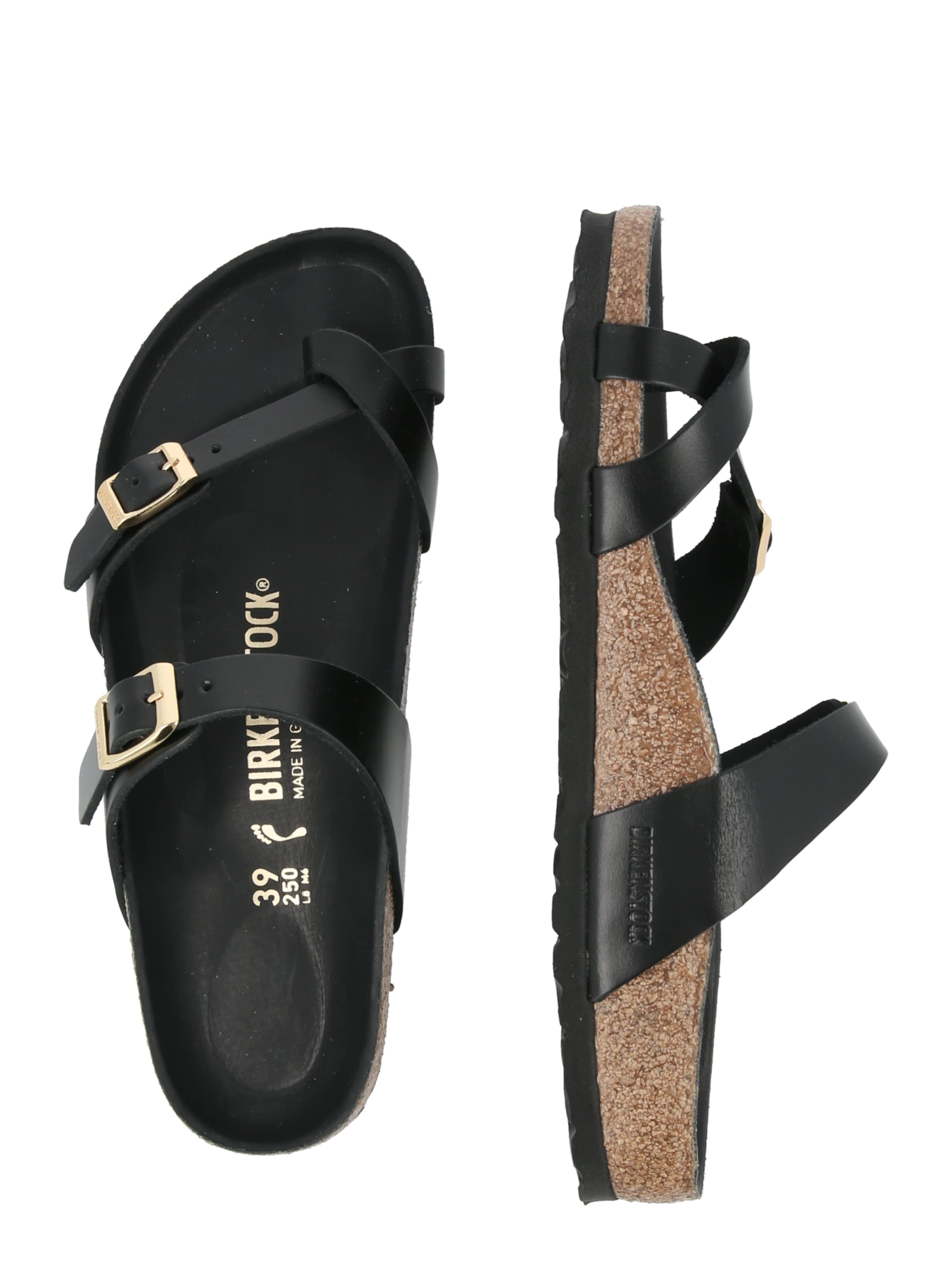 BIRKENSTOCK Zehentrenner 'Mayari' in Schwarz