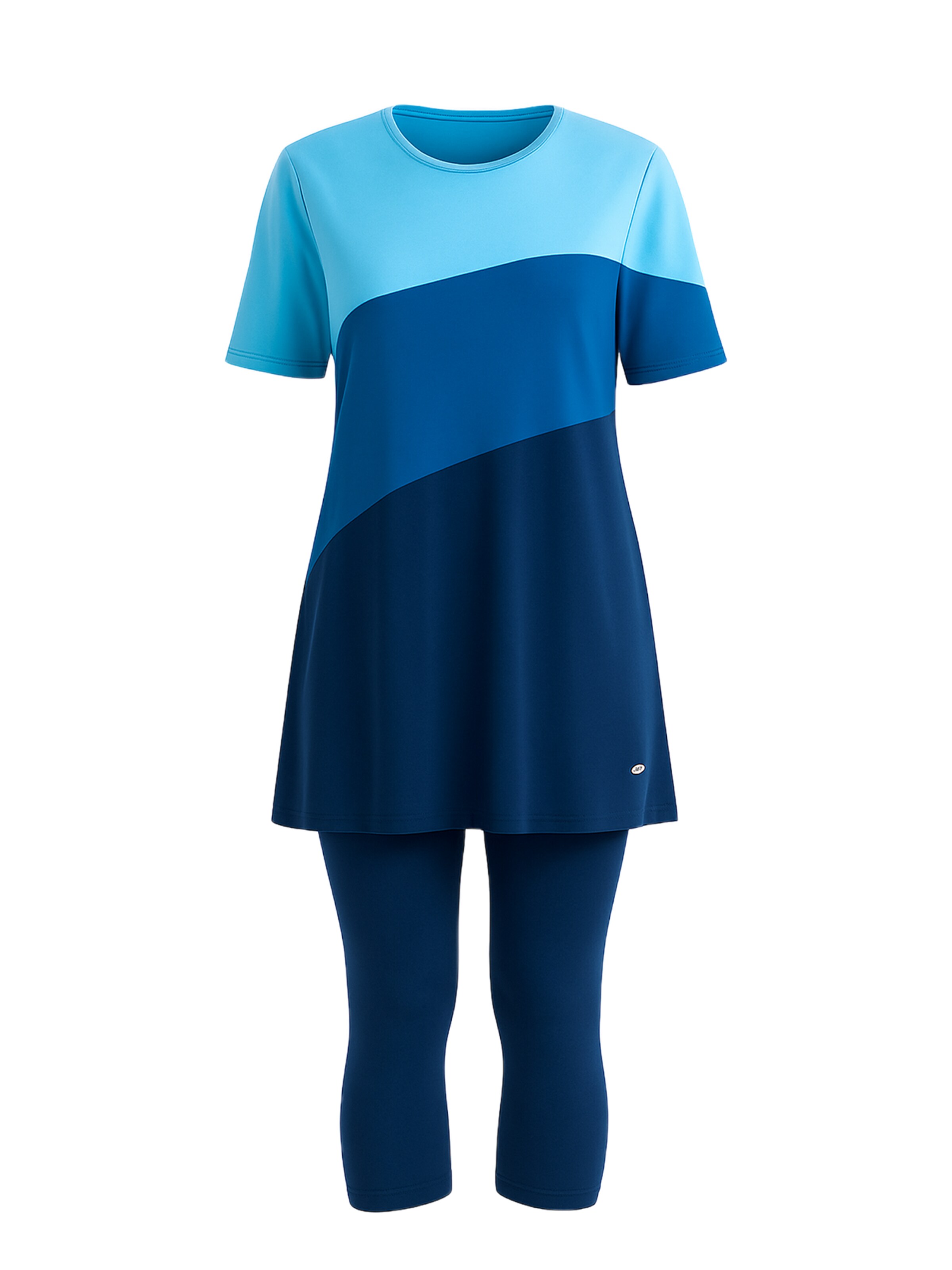 C&City Badpak in de kleur Blauw / Navy / Azuur, Productweergave