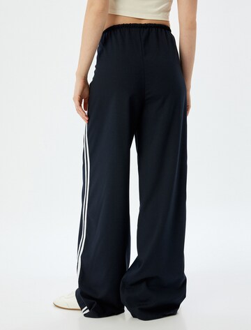 Koton Wide Leg Hose in Blau