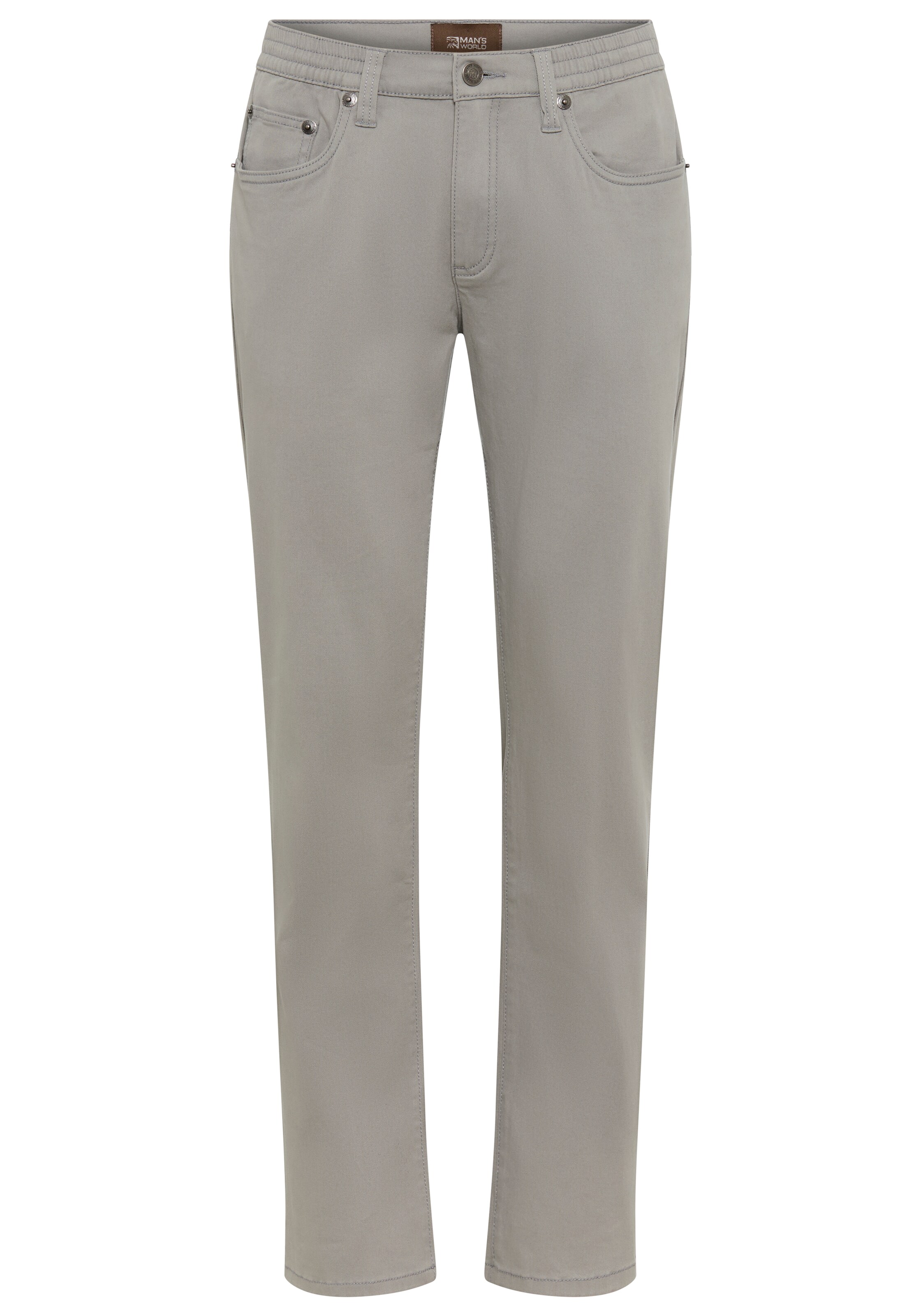 Man's World Pants in Grey: front