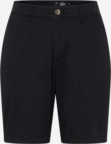 Regular Pantalon chino 'METEORITE' HOLLISTER en noir : devant