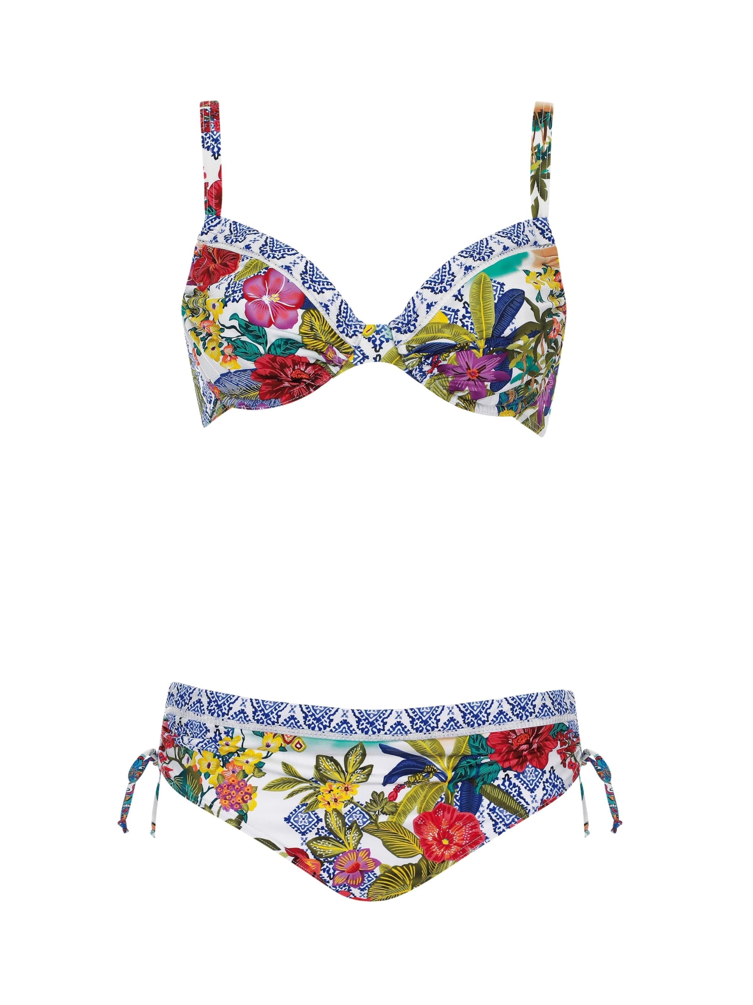 Invisible Bikini SUNFLAIR en blanc : devant