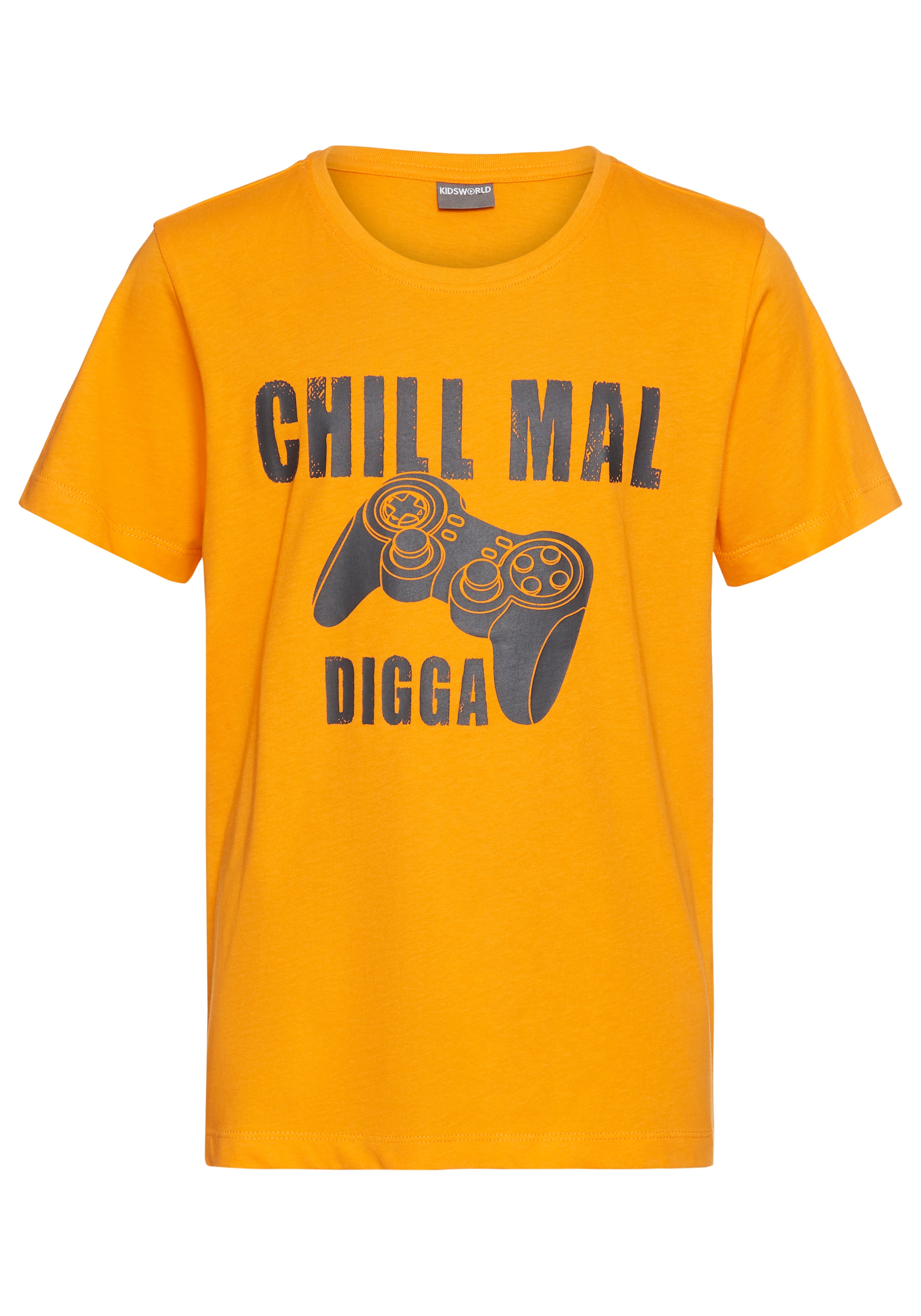 Kidsworld T-Shirt in Orange: Vorderseite