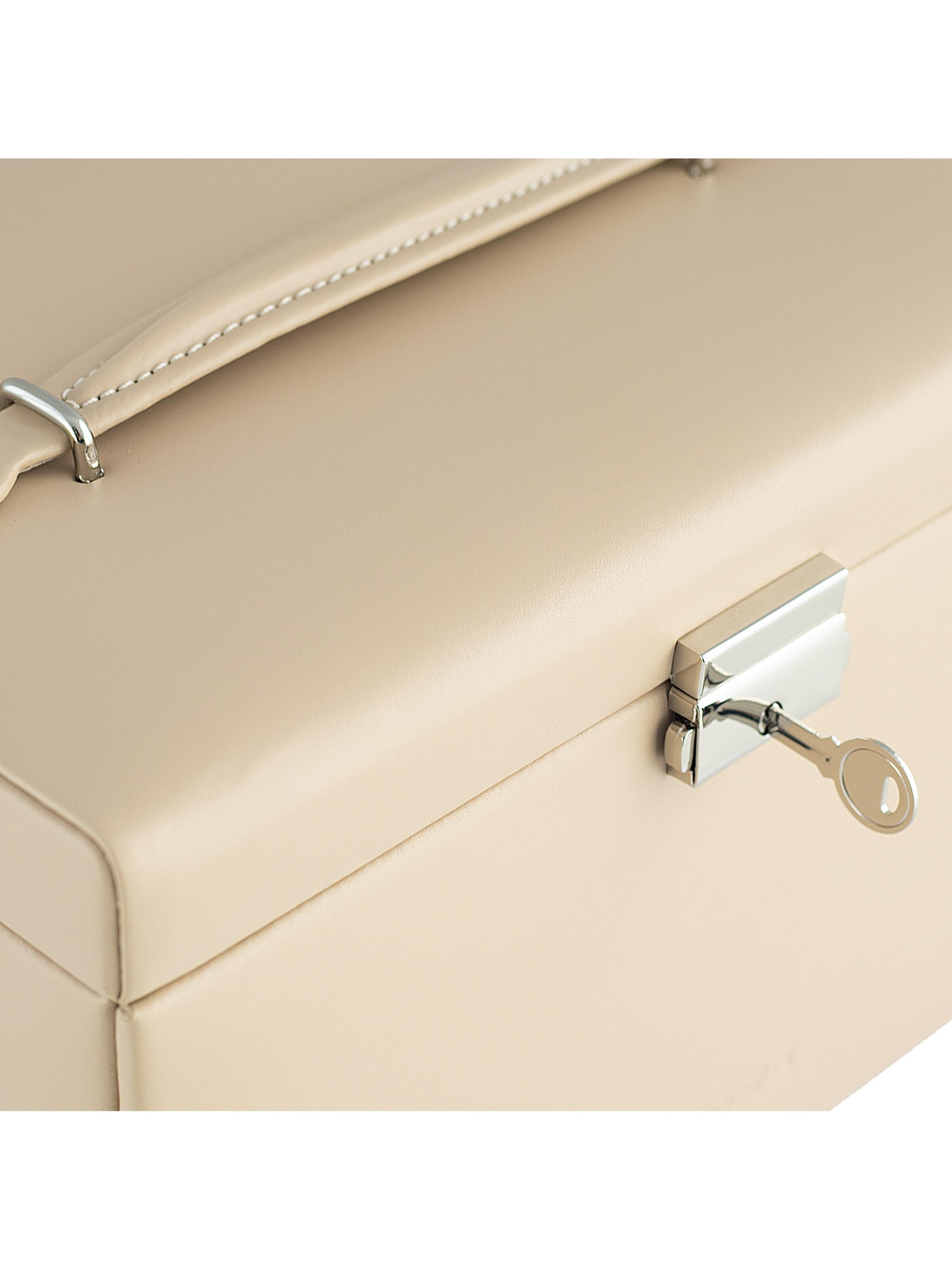 Friedrich23 Smykkeopbevaring 'Schmuckkasten - Leder' i beige