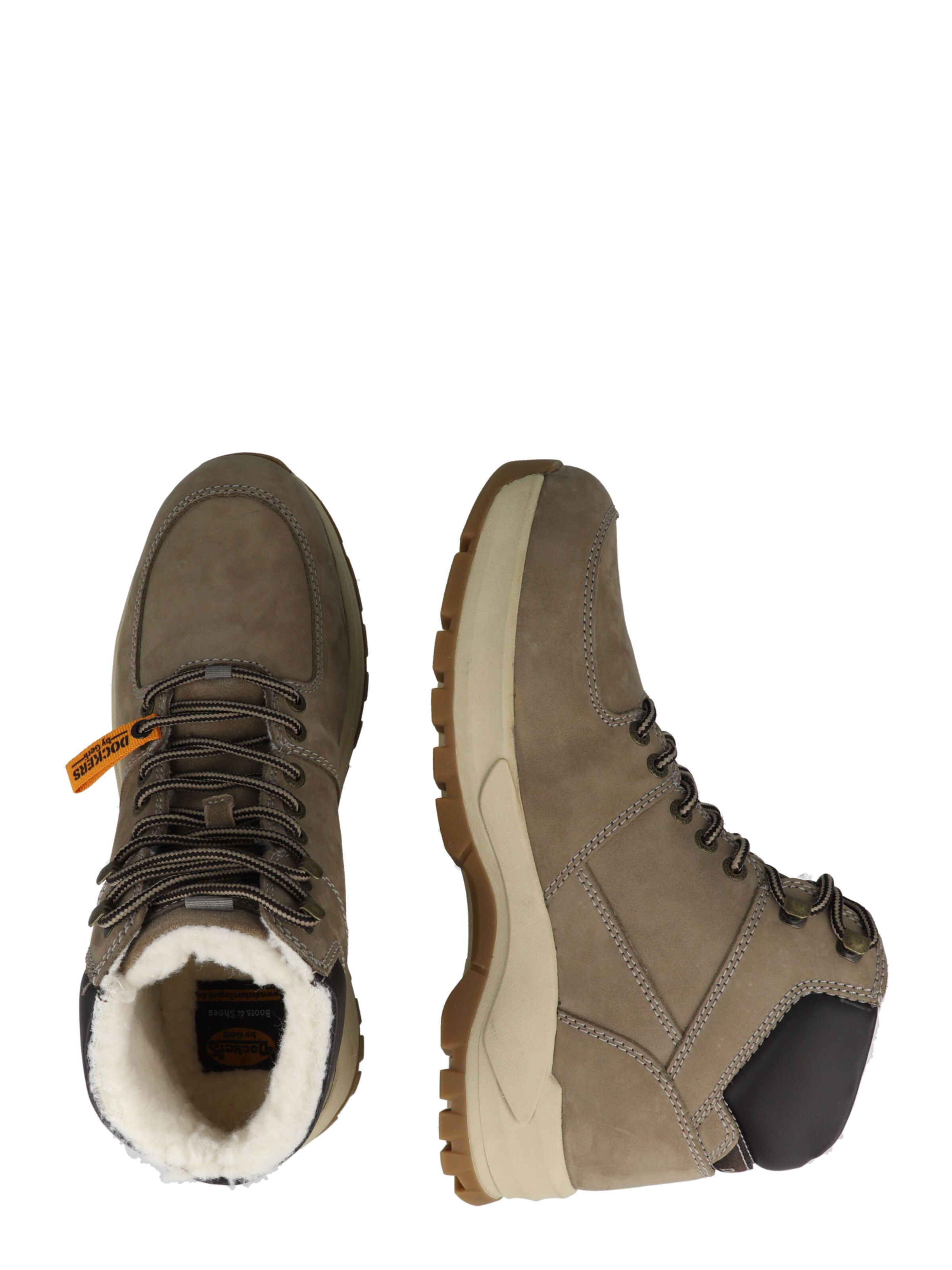 Dockers by Gerli Μπότες με κορδόνια σε γκρι