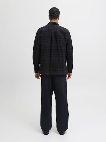 JACK & JONES Regular Fit Hemd in Schwarz