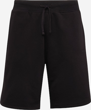 GUESS - Loosefit Pantalón 'CLOVIS' en negro: frente