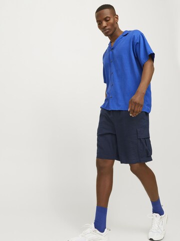 JACK & JONES Loosefit Broek in Blauw