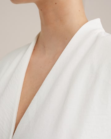 Chemisier WE Fashion en blanc