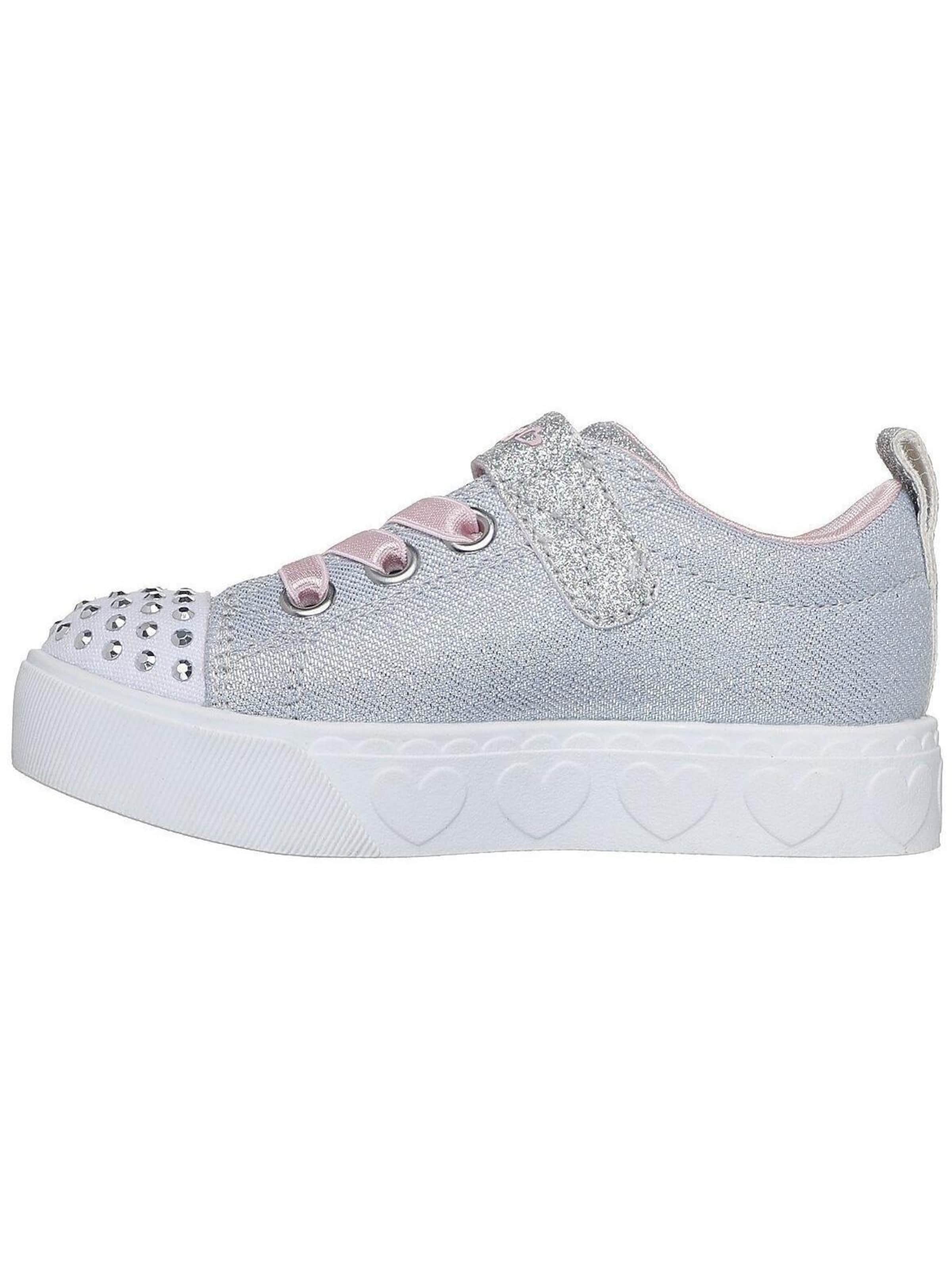 Scarpa sportiva 'Heart Steps - Shimmer Sweetie' di SKECHERS in grigio