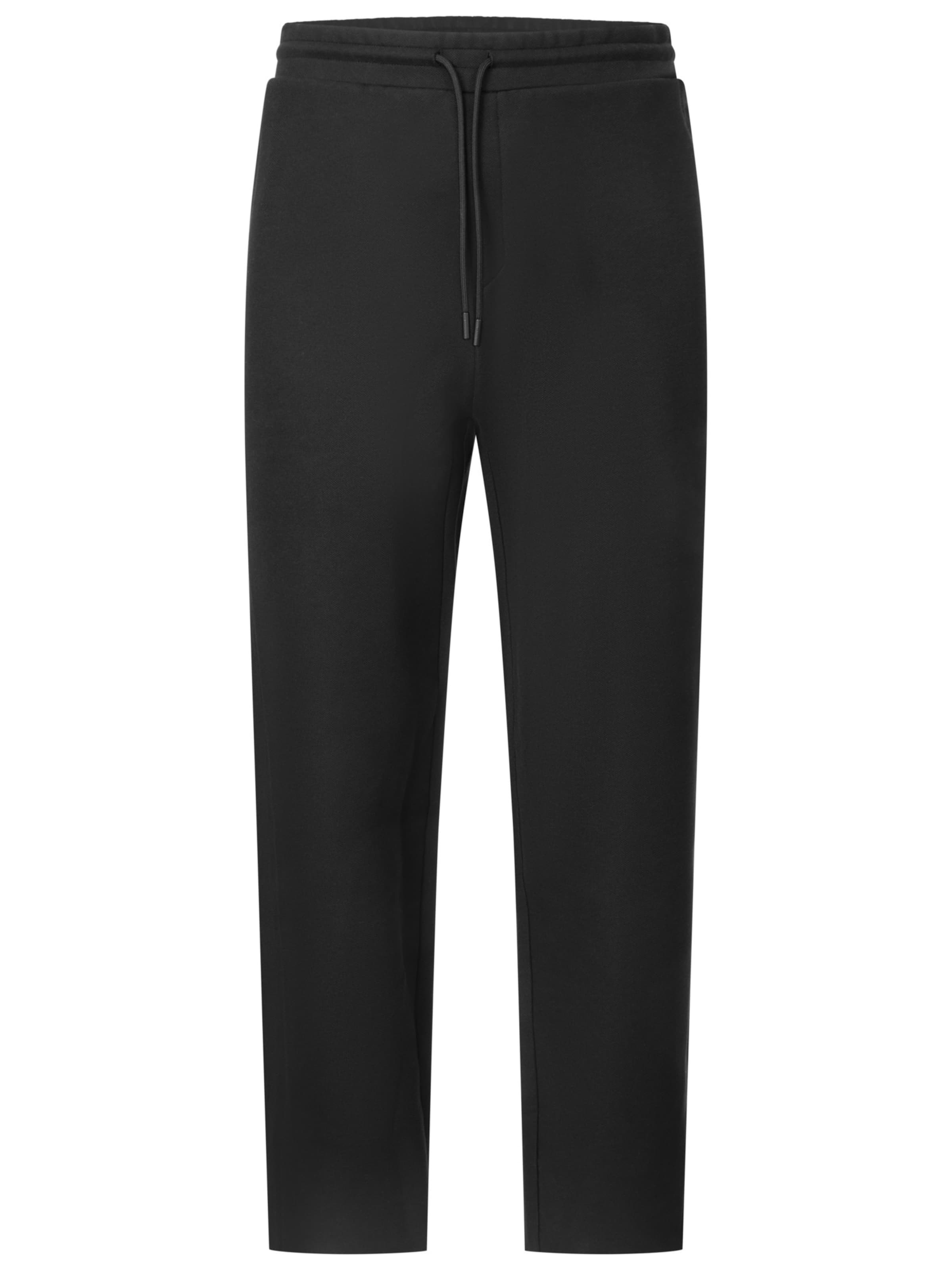 regular Pantaloni di Karl Lagerfeld in nero: frontale