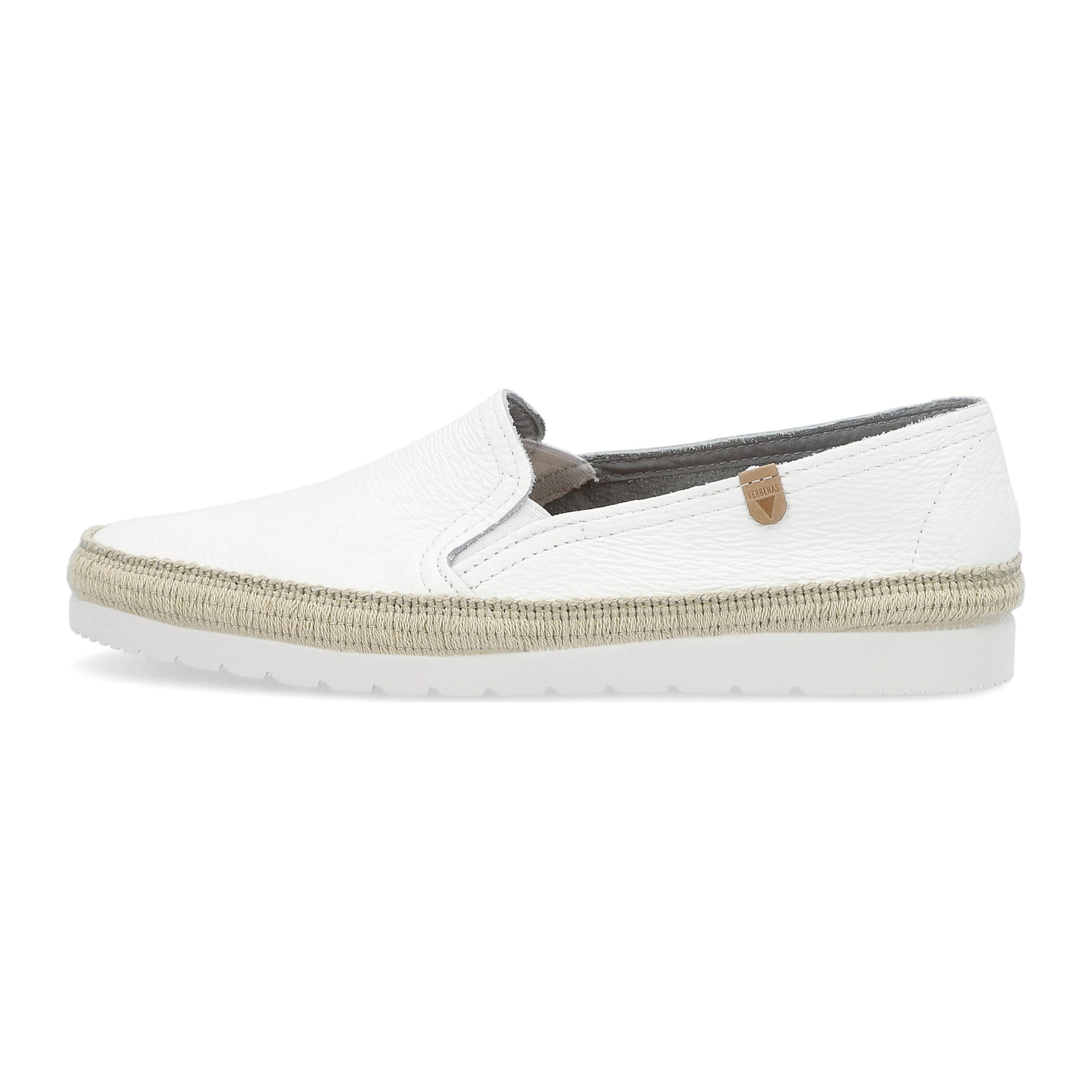 VERBENAS Classic Flats in White: front