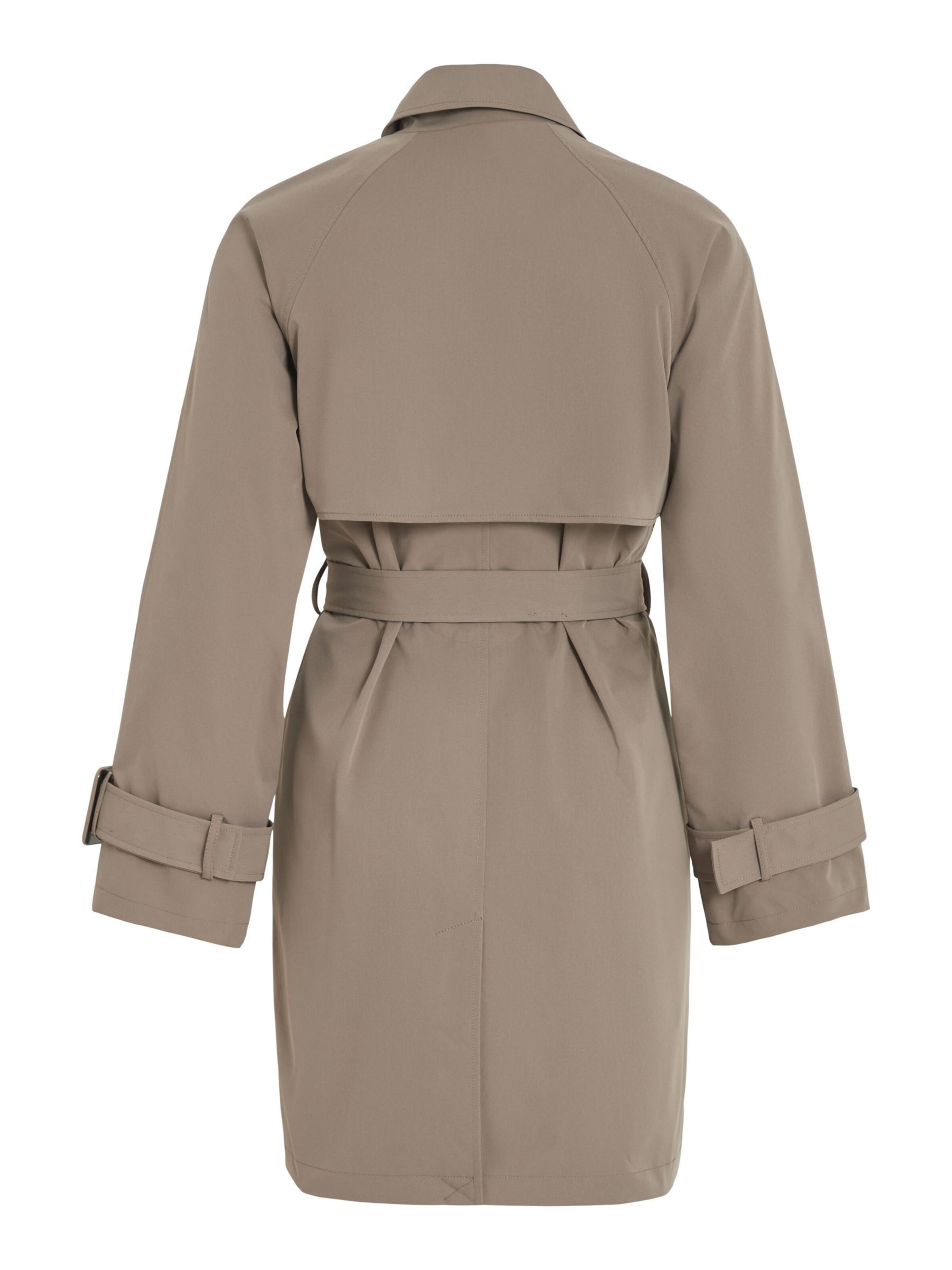 VILA - Abrigo de entretiempo en marrón