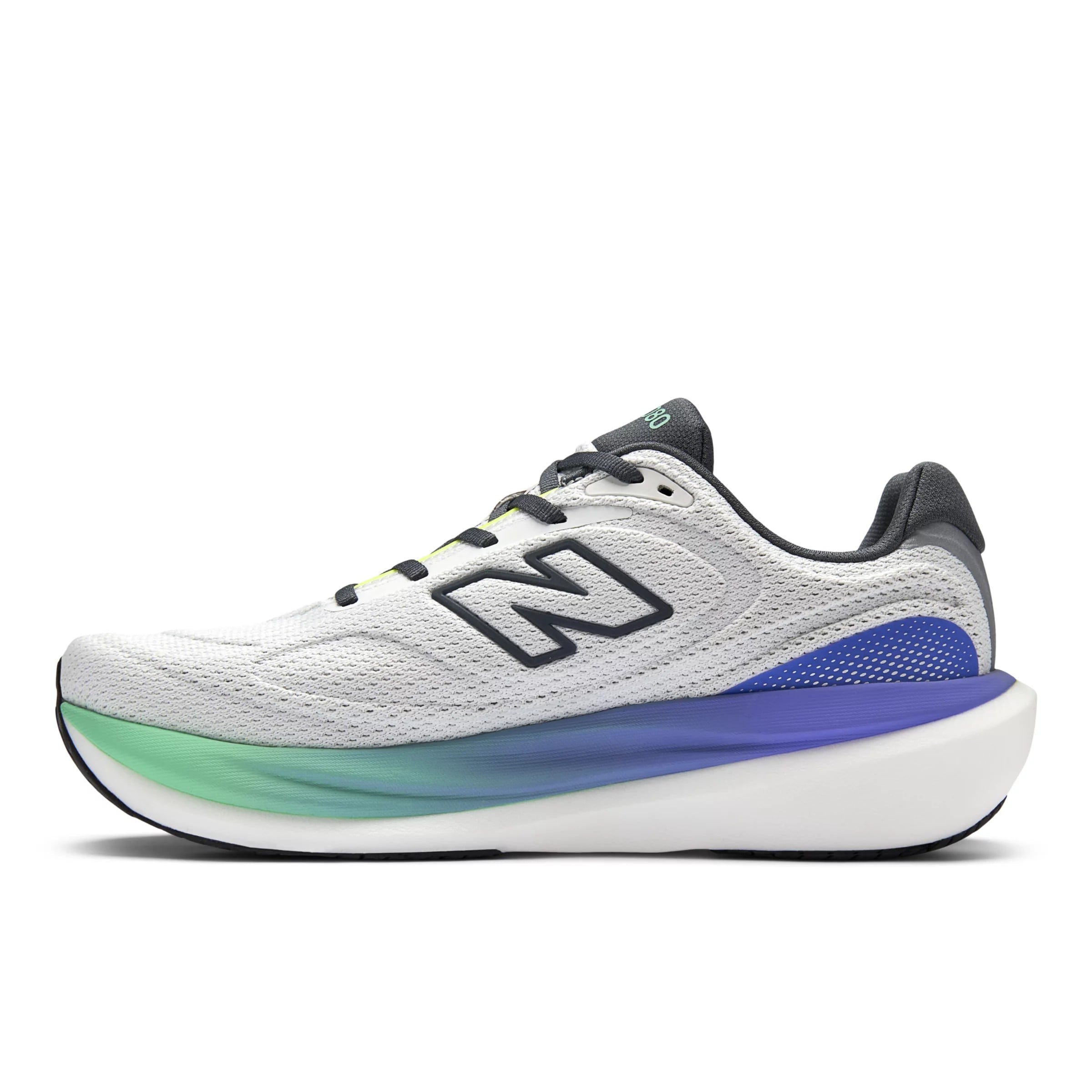 Chaussure de course '1080v15' new balance en blanc : devant