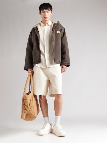 Carhartt WIP - Casaco meia-estação 'Mitch' em castanho