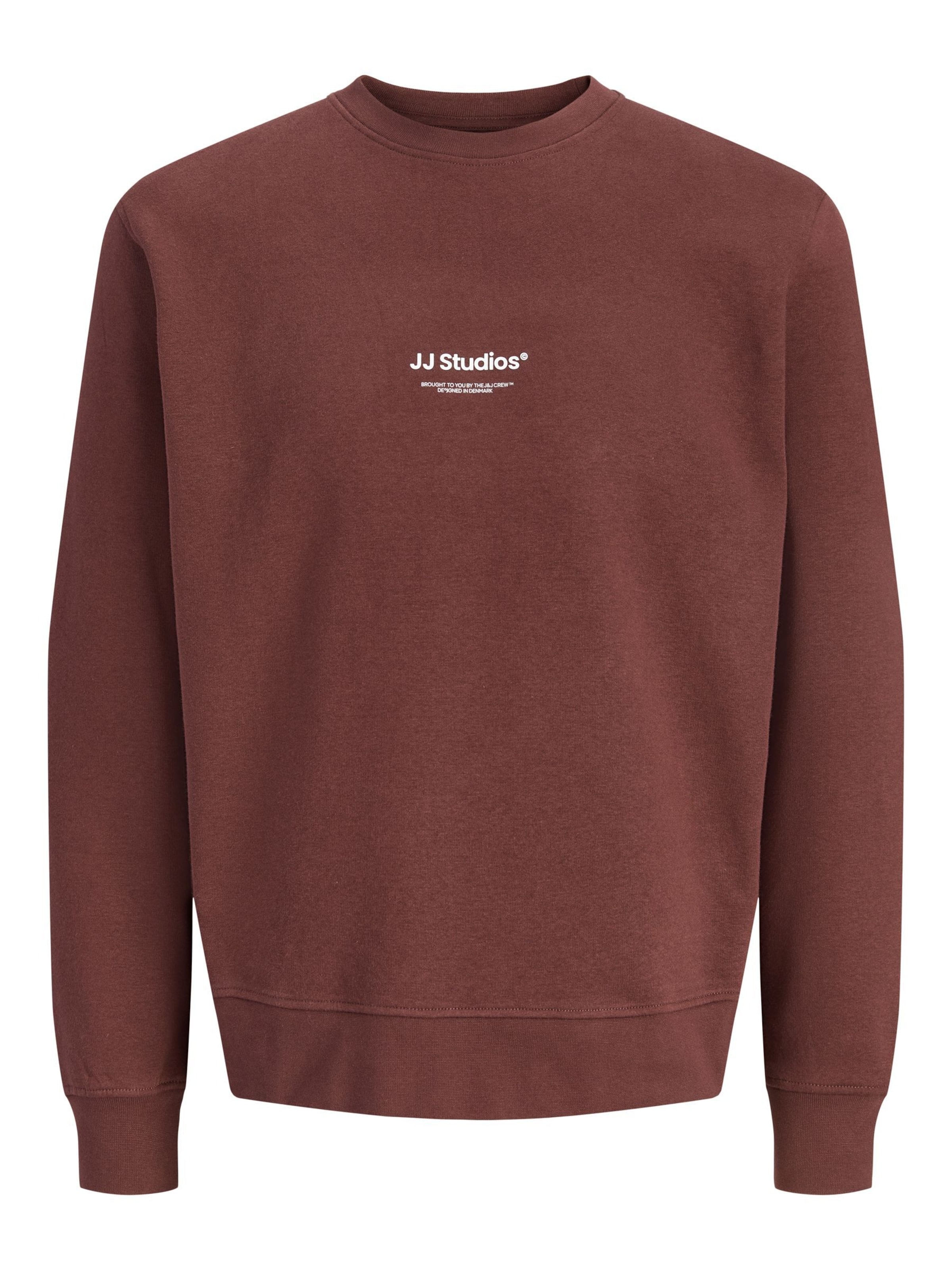 JACK & JONES Sweatshirt 'JJESoho' i brun: forside